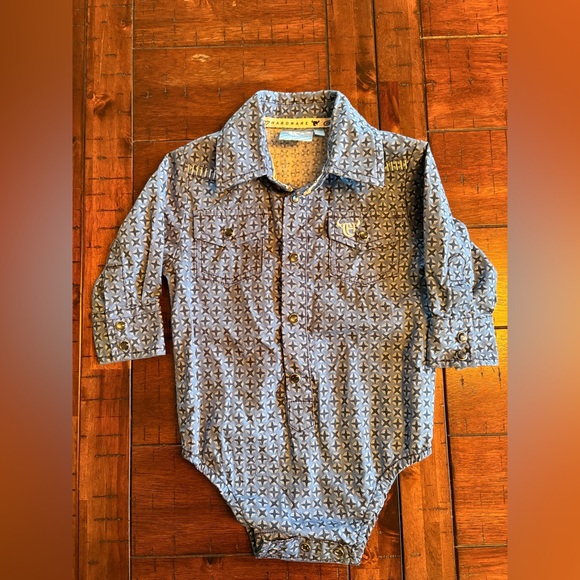 Cowboy Hardware Other - Cowboy Hardware 6 Month Cotton Onesie